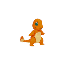 Load image into Gallery viewer, Bewegliche Glumanda Charmander Pokemon Figur mit Pokeball