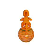 Load image into Gallery viewer, Bewegliche Glumanda Charmander Pokemon Figur mit Pokeball