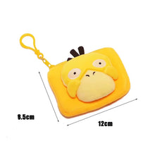 Load image into Gallery viewer, Flauschige Enton Psyduck Geldbörse mit Clip