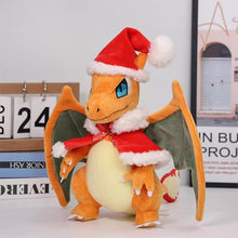 Lade das Bild in den Galerie-Viewer, Glurak Charizard im Weichnachts Look (ca. 26cm)