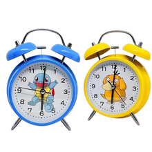 Load image into Gallery viewer, Klassischer Wecker mit Pikachu, Bisasam, Schiggy u. a. Motiv