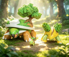 Load image into Gallery viewer, Pokémon Chelterrar Torterra Entwicklungsreihe Figuren Set (ca. 2cm-11cm)