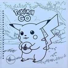Load image into Gallery viewer, Pokemon Malbuch mit Pikachu u. a.