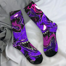 Load image into Gallery viewer, Farbenfrohe Gengar Socken in vielen bunten Motiven