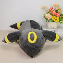 Load image into Gallery viewer, Liebenswertes schlafendes Umbreon Nachtara Kuscheltier Pokemon (ca. 60cm)