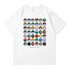 Load image into Gallery viewer, Pokémon T-Shirt mit Poké Ball Sammlung