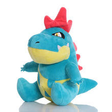 Lade das Bild in den Galerie-Viewer, Tyracroc Croconaw Kuscheltier Pokemon Plüsch zum sammeln und spielen (ca. 20cm)