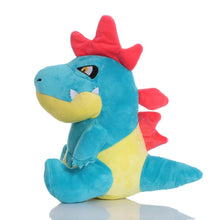 Lade das Bild in den Galerie-Viewer, Tyracroc Croconaw Kuscheltier Pokemon Plüsch zum sammeln und spielen (ca. 20cm)
