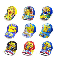 Lade das Bild in den Galerie-Viewer, Bunte Pikachu Caps für Kinder