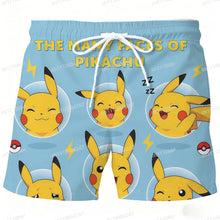 Lade das Bild in den Galerie-Viewer, Pokemon Sommer Strand- Badeshorts in vielen Motiven