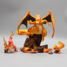 Load image into Gallery viewer, Glurak Charizard Evolution Figuren Set (ca. 13cm)