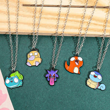 Load image into Gallery viewer, Lustige Pokemon Halsketten, Bisasam, Enton, Gengar, Glumanda oder Schiggy