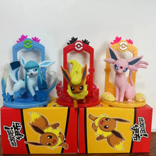 Lade das Bild in den Galerie-Viewer, Pokemon Eeveelution Figuren Set (9 Stk.) Evoli, Sylveon Espeon Glaceon Leafeon etc.