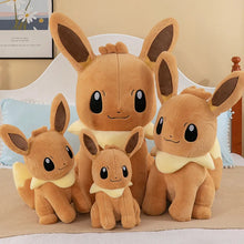 Lade das Bild in den Galerie-Viewer, Sitzendes XXL Evoli Eevee Plüsch Pokemon (40,50, 70 oder 90cm)