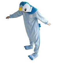 Load image into Gallery viewer, Plinfa Piplup Kigurumi Onesie Cosplay Kostüm für Erwachsene