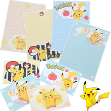 Lade das Bild in den Galerie-Viewer, 10Per Set Pokemon Pikachu Einladungskarten, Brief mit Umschlag