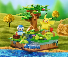 Load image into Gallery viewer, Pokémon Baustein Spielzeug Sets (Pikachu Sonnenblume, Enton und Flegmon oder Pikachu und Plinfa)
