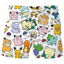 Lade das Bild in den Galerie-Viewer, Pokemon Sommer Strand- Badeshorts in vielen Motiven