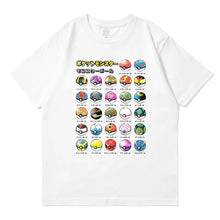 Load image into Gallery viewer, Pokémon T-Shirt mit Poké Ball Sammlung