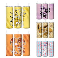 Lade das Bild in den Galerie-Viewer, Pokemon Pikachu Stainless Steel Thermo Becher in vielen Motiven (600ml)
