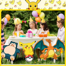 Lade das Bild in den Galerie-Viewer, 8 Stk. Pokemon Deko Schilder für Innen oder Außen Geburtstag, Feier