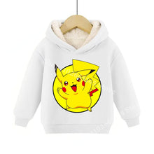 Load image into Gallery viewer, Warme gefütterte Kinder Pullies Hoodies mit Pokemon Motiven