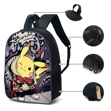 Load image into Gallery viewer, Pokemon Rucksack (30x15x40cm) für Kinder, Freizeit oder Schule