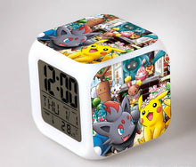 Load image into Gallery viewer, Pokemon Anime Wecker mit LED und Alarm Funktion in vielen Motiven