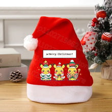 Lade das Bild in den Galerie-Viewer, Weihnachtliche Pikachu Pokemon Mütze für Kinder oder Erwachsene