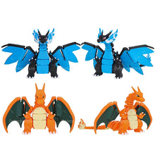 Load image into Gallery viewer, Mega Glurak Charizard X Y Figur mit bewegbaren Flügeln etc.