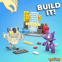 Load image into Gallery viewer, MEGA Pokemon Klemm-Baustein Sets (Zigzachs und Machollo oder Mauzi und Toxel)