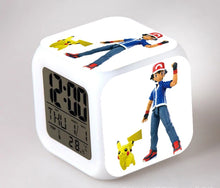 Load image into Gallery viewer, Pokemon Anime Wecker mit LED und Alarm Funktion in vielen Motiven