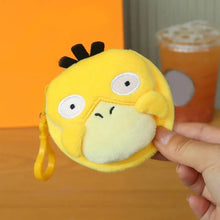 Load image into Gallery viewer, Flauschige Enton Psyduck Geldbörse mit Clip