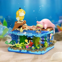 Load image into Gallery viewer, Pokémon Baustein Spielzeug Sets (Pikachu Sonnenblume, Enton und Flegmon oder Pikachu und Plinfa)