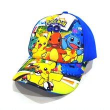 Lade das Bild in den Galerie-Viewer, Bunte Pikachu Caps für Kinder