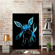 Load image into Gallery viewer, Abstrakte Pokemon Evoli Entwicklungen Poster Wand Dekoration