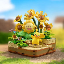 Load image into Gallery viewer, Pokémon Baustein Spielzeug Sets (Pikachu Sonnenblume, Enton und Flegmon oder Pikachu und Plinfa)