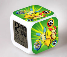 Load image into Gallery viewer, Pokemon Anime Wecker mit LED und Alarm Funktion in vielen Motiven
