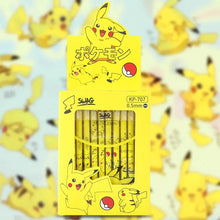 Load image into Gallery viewer, 12 Stk. Pokemon Pikachu Stift 0,5mm Schwarz