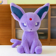 Lade das Bild in den Galerie-Viewer, XXL Psiana Espeon Stofftier – Mystische Eleganz zum Kuscheln!