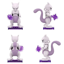 Lade das Bild in den Galerie-Viewer, Mewtu Mewtwo Baustein Figur Pokemon Klemm-Baustein