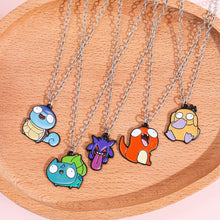 Load image into Gallery viewer, Lustige Pokemon Halsketten, Bisasam, Enton, Gengar, Glumanda oder Schiggy