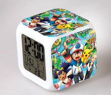 Load image into Gallery viewer, Pokemon Anime Wecker mit LED und Alarm Funktion in vielen Motiven