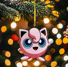 Load image into Gallery viewer, Weihnachtsbaum Anhänger im Pokemon Look (Gengar, Pikachu, Schiggy, Charmander oder Pummeluff)