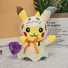 Load image into Gallery viewer, Halloween Pikachu Cosplay als Morpeko. Mimikyu Mimigma oder Brimano Hattrem