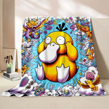 Lade das Bild in den Galerie-Viewer, Flauschige Enton Psyduck Decken in vielen Enton Motiven