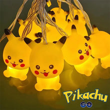 Lade das Bild in den Galerie-Viewer, Pikachu Licherkette mit 10x Pikachu (ca. 1.5M)
