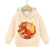 Load image into Gallery viewer, Warme gefütterte Kinder Pullies Hoodies mit Pokemon Motiven