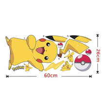 Load image into Gallery viewer, Pikachu Wandtattoo Sticker Wand Deko