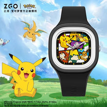 Load image into Gallery viewer, Pokomon Pikachu Kinder Armbanduhr mit klassicher Anzeige der Uhrzeit